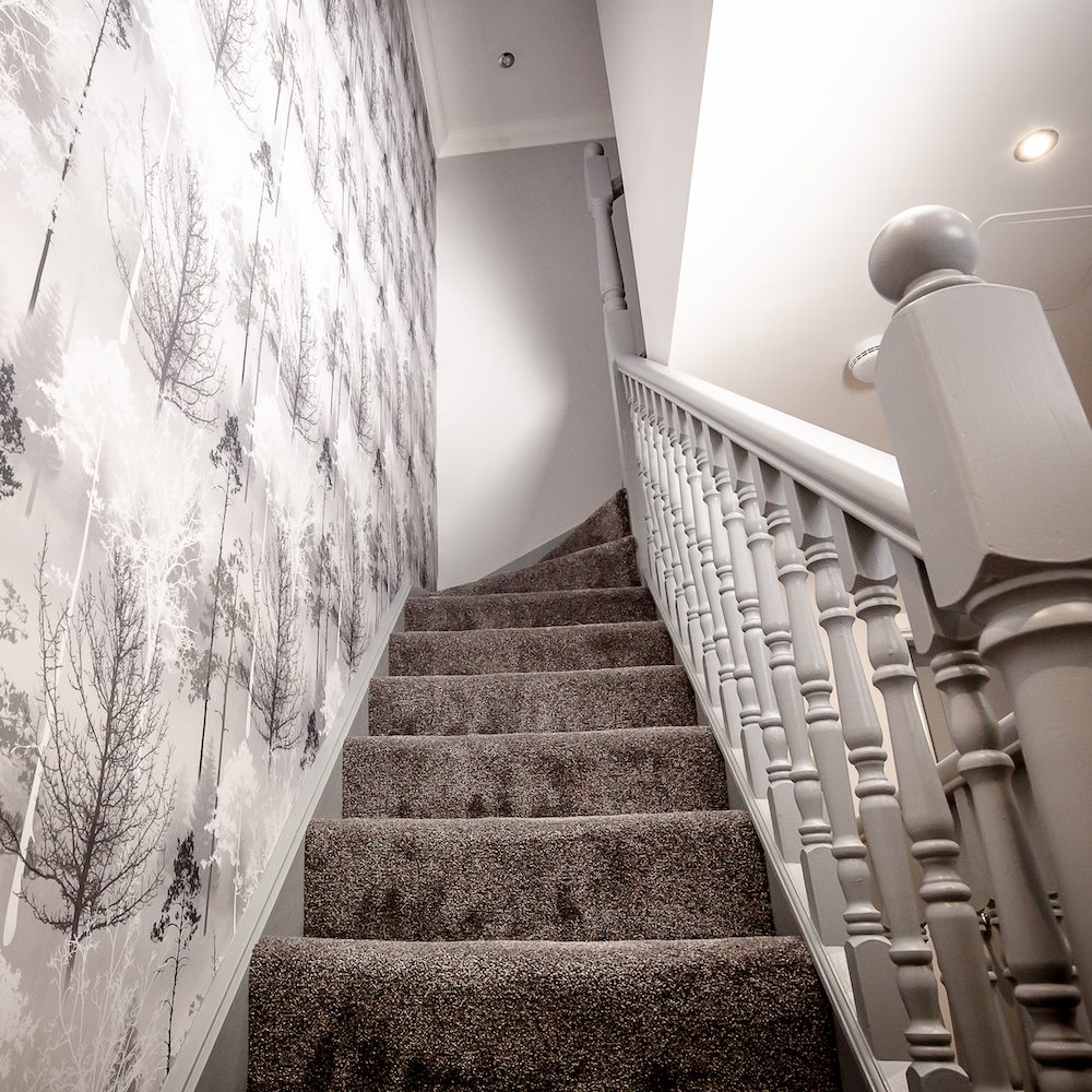 Carefully finished architectural interior